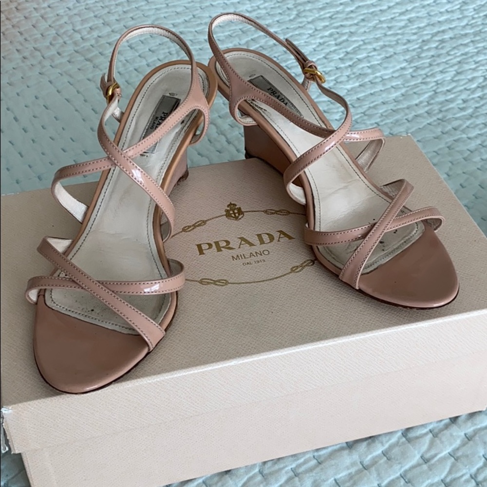 Prada Calzature Donna Nude Sandal